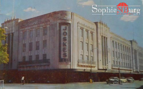 Photo caption: 1950s postcard of Joske's department store in San Antonio.