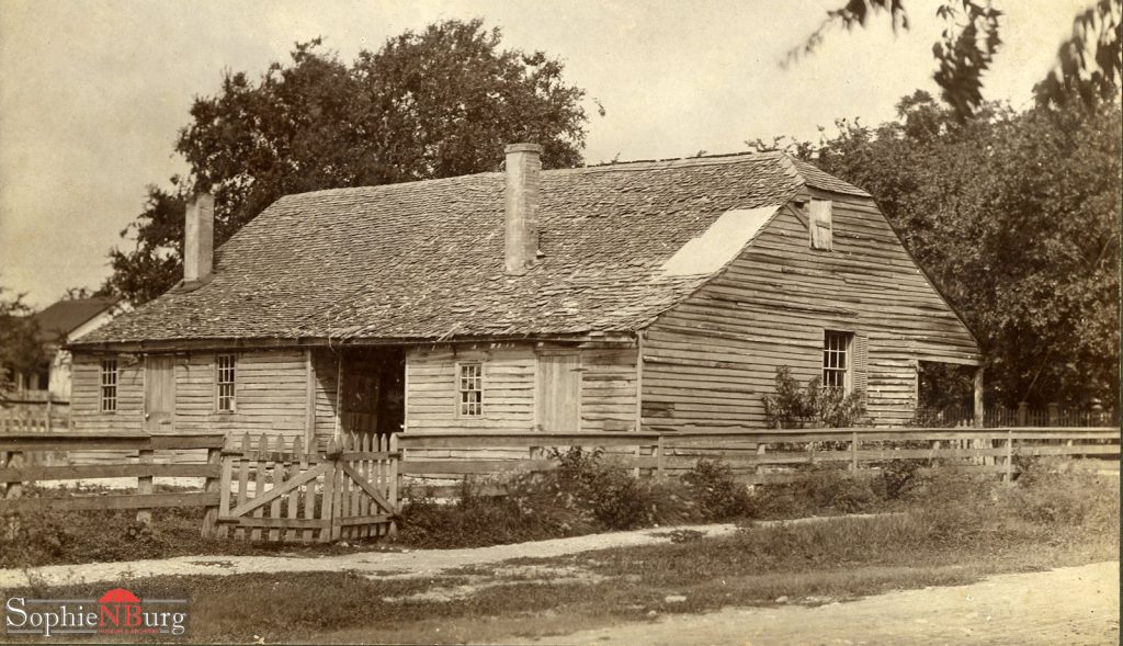 PHOTO CAPTION: The first post office in New Braunfels, the home, hotel, and saloon of Arnold-Henkel von Donnersmark, 1847.