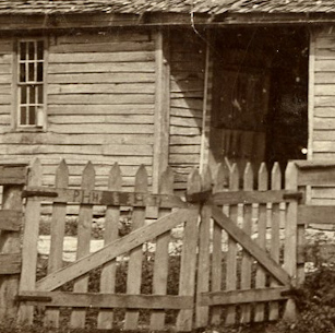 PHOTO CAPTION: The first post office in New Braunfels, the home, hotel, and saloon of Arnold-Henkel von Donnersmark, 1847.