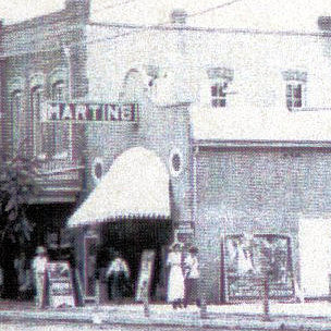 Photo Caption: Martin's Picture Palace was the first movie house in New Braunfels. Advertisements for films begin in March 1914.
