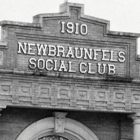 PHOTO CAPTION: New Braunfels Social Club, ca. 1930s.