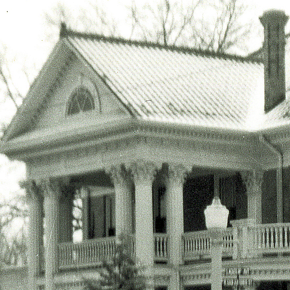 PHOTO CAPTION: The Holz-Timmermann House, 417 W. San Antonio St., circa 1930s.