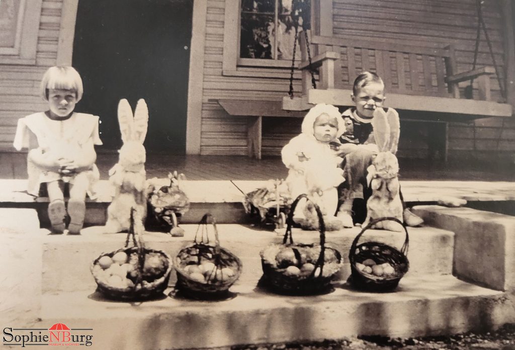 Photo Caption: Easter at the Kypfer Homestead, 1936.
