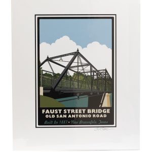 Faust Street Bridge Art Print