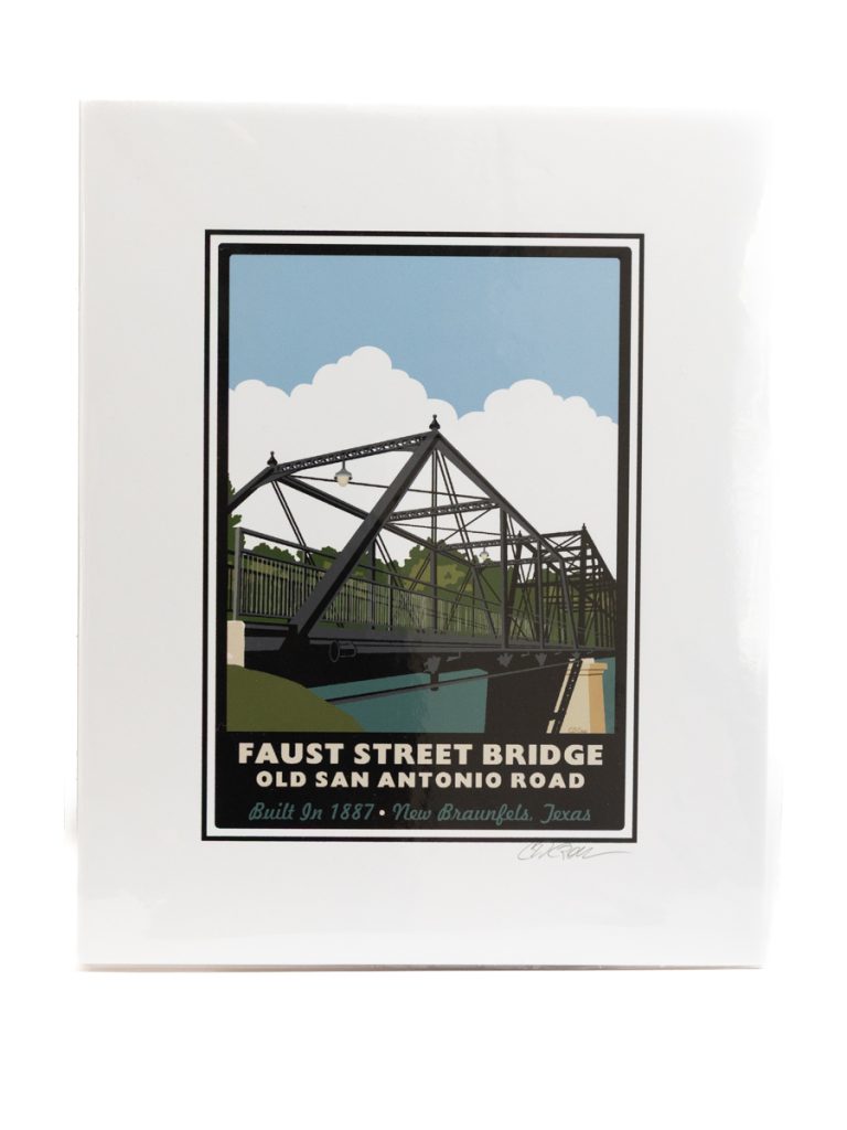 Faust Street Bridge Art Print