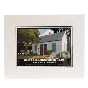 Historic Lindheimer Haus Saltbox House Art Print
