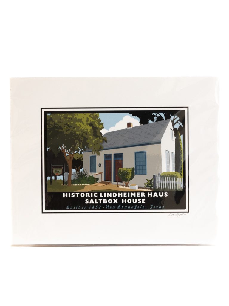 Historic Lindheimer Haus Saltbox House Art Print