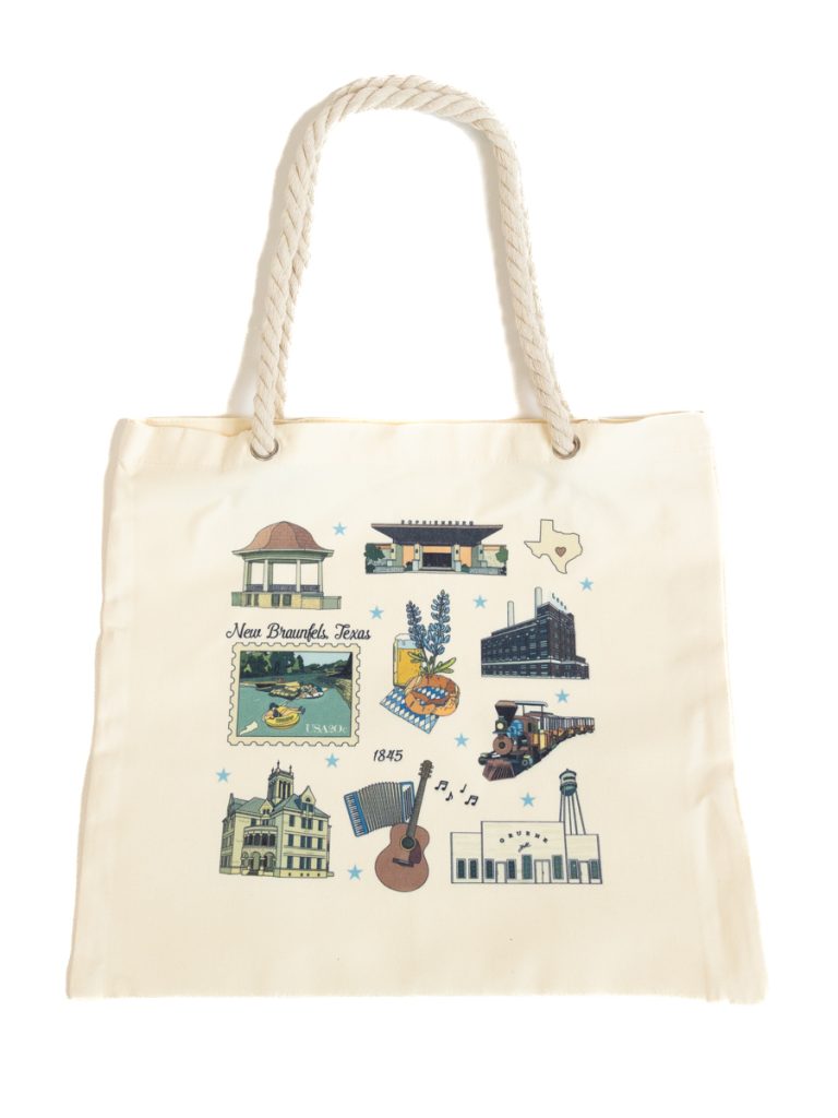 Tote Bag New Braunfels Landmarks