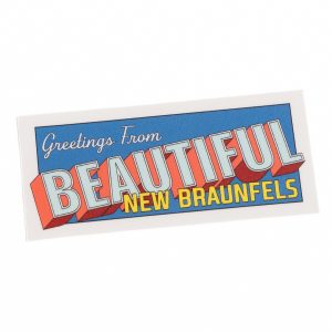 Greetings from New Braunfels Sticker