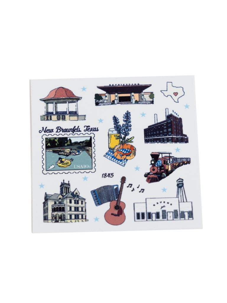 New Braunfels Landmarks Sticker
