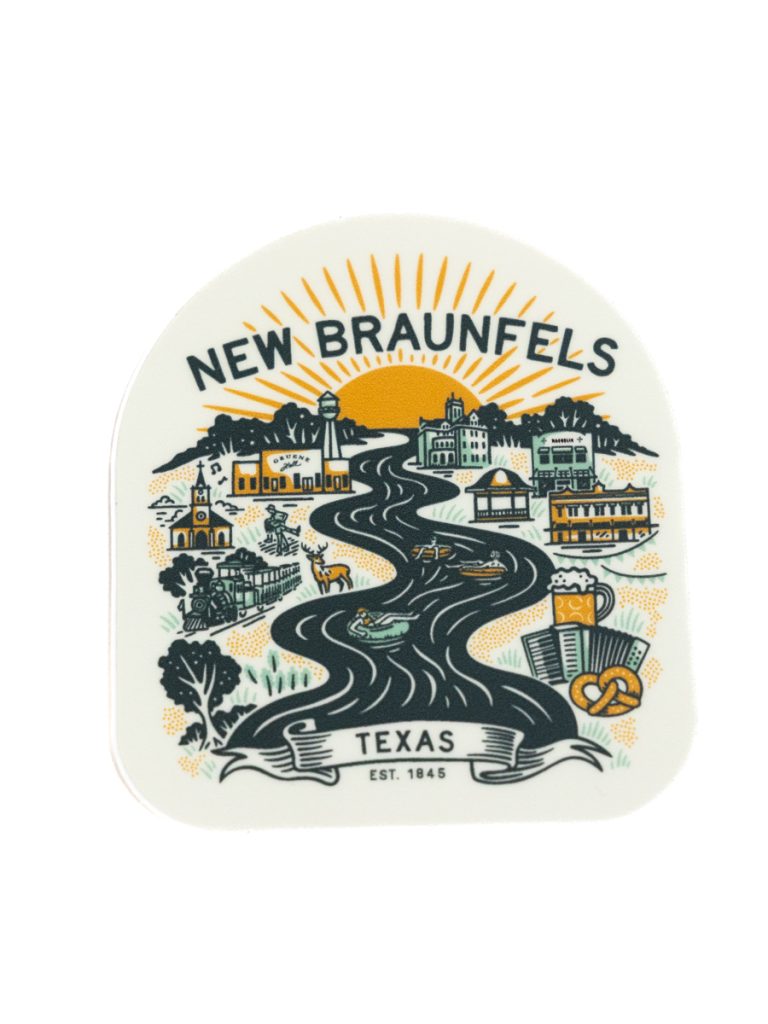 New Braunfels River Sticker