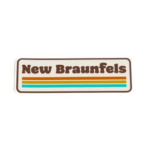 Retro New Braunfels Sticker